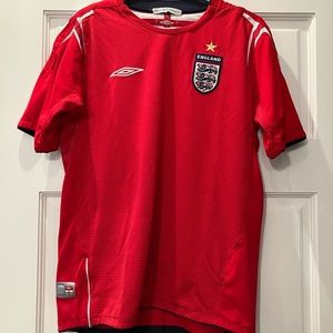 Umbro Boys/youth England football jersey 2004